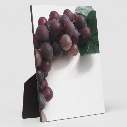 Blaue Trauben Fotoplatte (Seite)