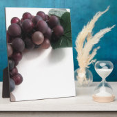 Blaue Trauben Fotoplatte (Seite)