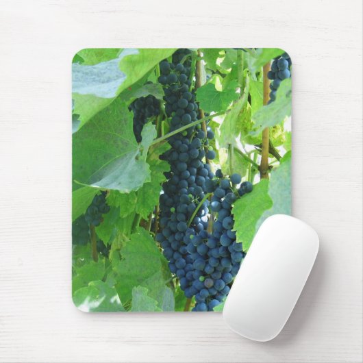 Blaue Trauben Mousepad (Mit Mouse)