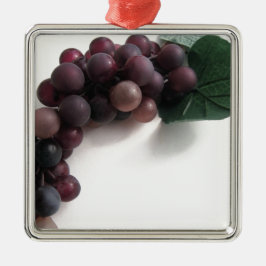 Blaue Trauben Ornament Aus Metall