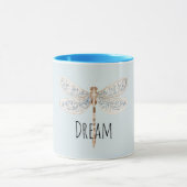 Blaue Traum Libelle Tasse (Zentrum)