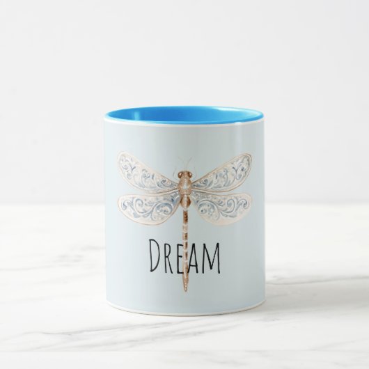 Blaue Traum Libelle Tasse (Zentrum)
