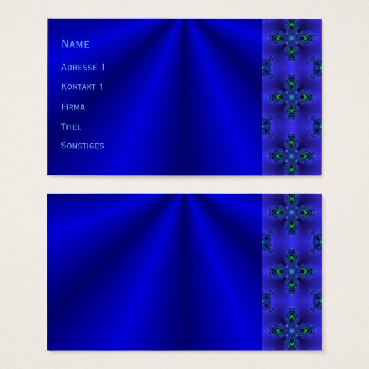 Blaue Träume (Vorne & Hinten)