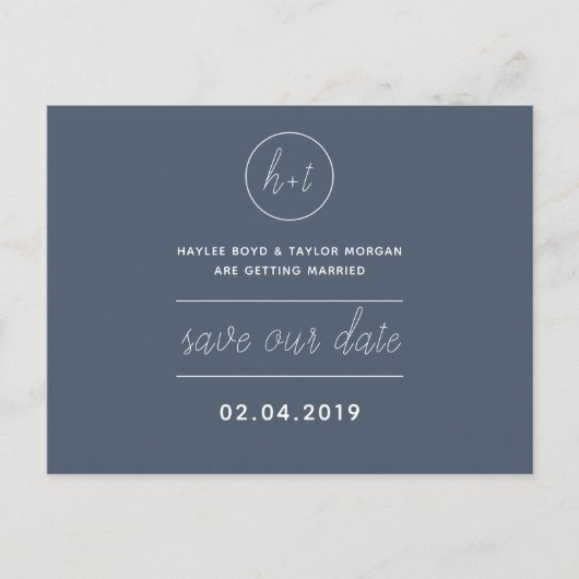 Blaue Träume Postkarte (Vorderseite)