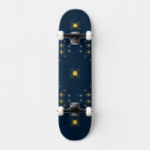 Blaue Träume Skateboard (Vorderseite)