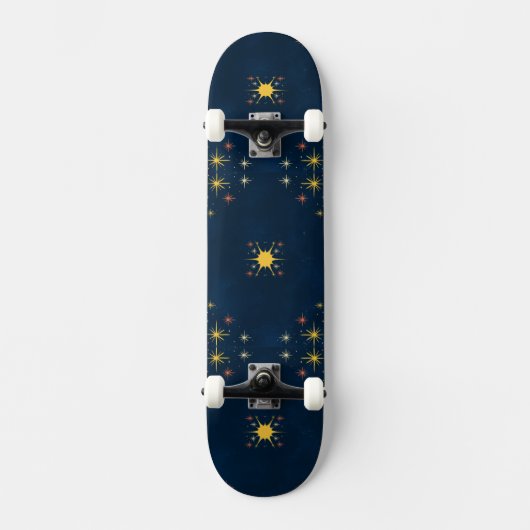 Blaue Träume Skateboard (Vorderseite)