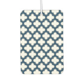 Blaue Trellis, Gitter, Quatrefolie Autolufterfrischer (Vorderseite)