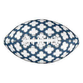 Blaue Trellis, Gitter, Quatrefolie Football