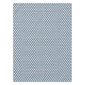 Blaue Trellis, Gitter, Quatrefolie Tischdecke (Vorderseite)