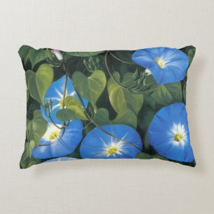 Blaue Trichterwinde von Marianne North Dekokissen