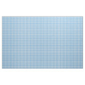 Blaue Trichterwinden-Karo-Muster Stoff (Fat Quarter (45,7 x 55,9 cm))