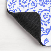 Blaue Trompete-Engelmousepad Mousepad (Ecke)