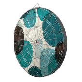 Blaue Tropfen Dartscheibe (Vorderseite rechts)