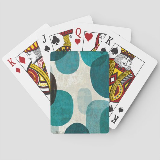 Blaue Tropfen Spielkarten (Rückseite)