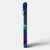 Blaue tropische Blätter. Fall Mate iPhone Case-Mate iPhone Hülle (Rückseite / Links)