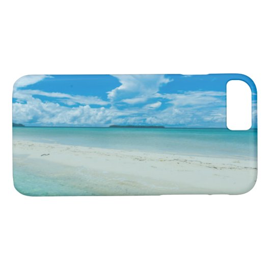 Blaue tropische Jahreszeit, Palau Case-Mate iPhone Hülle (Rückseite (Horizontal))