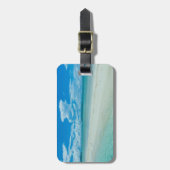 Blaue tropische Jahreszeit, Palau Gepäckanhänger (Vorderseite vertikal)