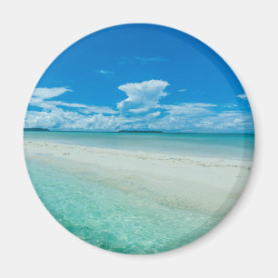 Blaue tropische Meereslandschaft, Palau Magnet