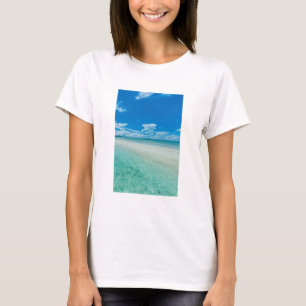 Blaue tropische Meereslandschaft, Palau T-Shirt