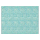 Blaue tropische Palmen-Blätter Tischdecke (Vorderseite (Horizontal))