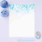 Blaue tropische Palmen Flyer (Einzeln)