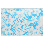 Blaue tropische Palmen Stoff (Fat Quarter (45,7 x 55,9 cm))