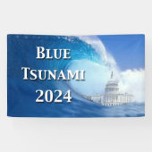 Blaue Tsunami-Wahl 2024 Banner (Horizontal)