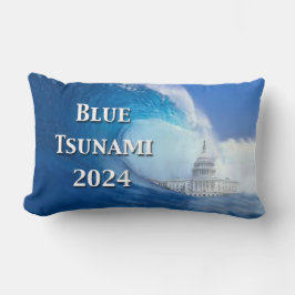 Blaue Tsunami-Wahl 2024 Lendenkissen