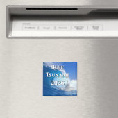 Blaue Tsunami-Wahl 2026 Magnet (In Situ (Geschirrspüler))