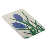 Blaue Tulips Magnet (Rechte Seite)