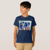 Blaue Tulips T-Shirt (Vorne ganz)