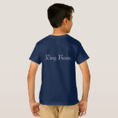 Blaue Tulips T-Shirt (Schwarz voll)