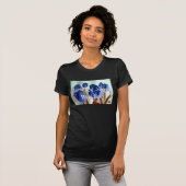 Blaue Tulips T-Shirt (Vorne ganz)