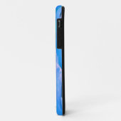 Blaue Tulissen Abstraktes Blumenmuster Case-Mate iPhone Hülle (Hinten/Links)