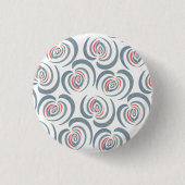 Blaue Tulpe Button (Vorderseite)