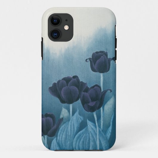 Blaue Tulpe Case-Mate iPhone Hülle (Rückseite)