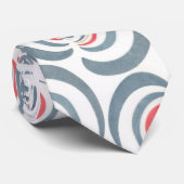 Blaue Tulpe Krawatte (Gerollt)