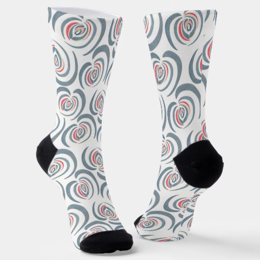 Blaue Tulpe Socken (Gewinkelt)