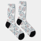 Blaue Tulpe Socken (Rechts)