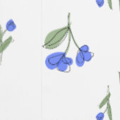 Blaue Tulpen Tapete (Naht)