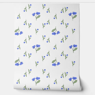 Blaue Tulpen Tapete