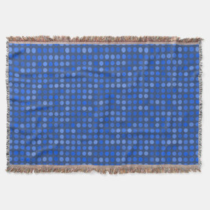 Blaue Tupfen Decke