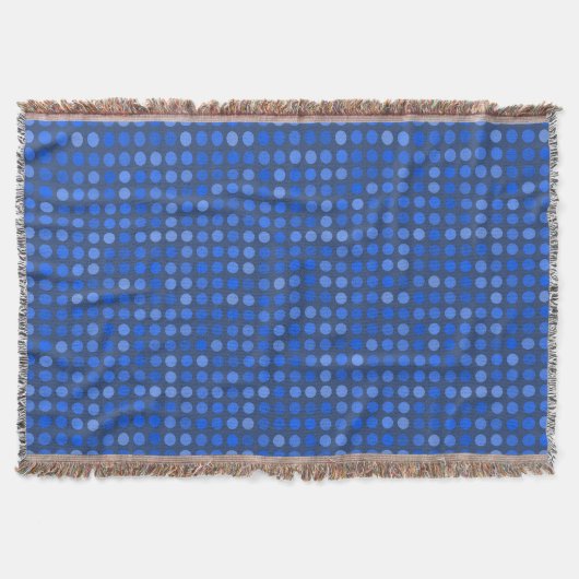 Blaue Tupfen Decke (Vorderseite)