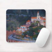Blaue Tür, die Mansarde des Künstlers in Positano Mousepad (Mit Mouse)