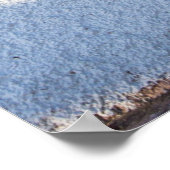 "BLAUE TÜR, MAROKKO", REISEFOTOGRAFIE POSTER (Ecke)