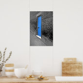 Blaue Tür Poster (Küche)