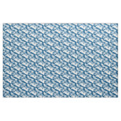 Blaue Türkis Geometrie Stoff (Yard (91,4 cm))