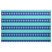 Blaue Türkische Küste Angelfish Streifen Stoff (Fat Quarter (45,7 x 55,9 cm))