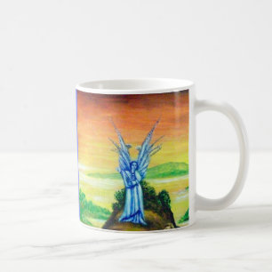 BLAUE TWILIGHT ANGEL Gelborange Kaffeetasse