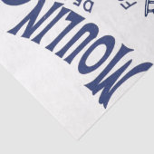 Blaue Typografie: Entschlüsselung alter Texte Seidenpapier (Detail)